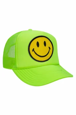 Kid's Trucker Hats | Aviator Nation KID'S SMILEY VINTAGE TRUCKER HAT