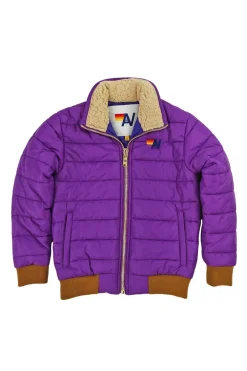 Kid's Outerwear | Aviator Nation KID'S SUNBURST JACKET - PURPLE MAGIC PURPLEMAGIC