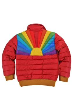 Kid's Outerwear | Aviator Nation KID'S SUNBURST JACKET - RED