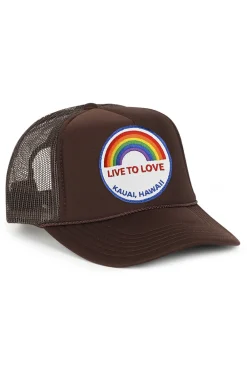 Trucker Hats | Trucker Hats | Aviator Nation LIVE TO LOVE VINTAGE TRUCKER HAT {{threshold-message}}