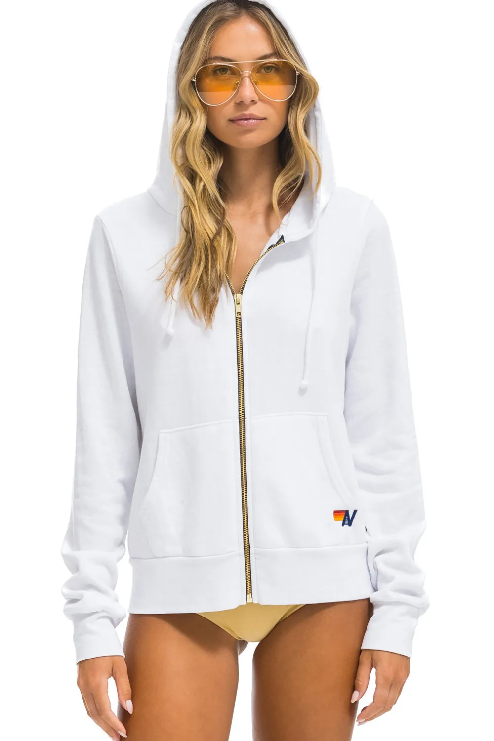 Hoodies | Hoodies | Aviator Nation LOCALS ONLY HOODIE - WHITE