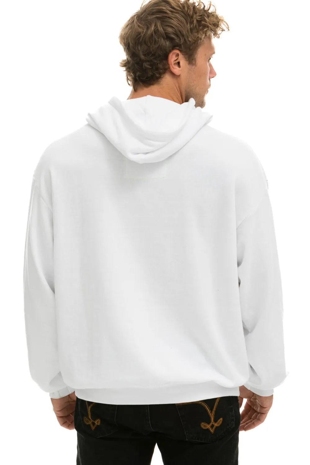 Hoodies | Hoodies | Aviator Nation LOCALS ONLY RELAXED PULLOVER HOODIE - WHITE