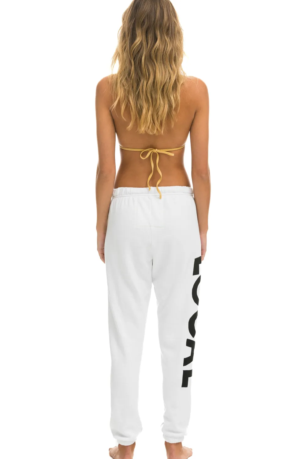 Sweatpants | Aviator Nation LOCALS ONLY SWEATPANTS - WHITE
