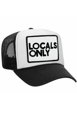Trucker Hats | Trucker Hats | Aviator Nation LOCALS ONLY VINTAGE TRUCKER HAT