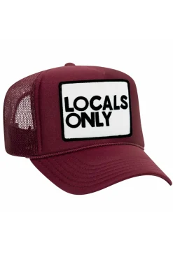 Trucker Hats | Trucker Hats | Aviator Nation LOCALS ONLY VINTAGE TRUCKER HAT