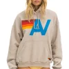 Hoodies | Hoodies | Aviator Nation LOGO PULLOVER RELAXED HOODIE - SAND