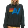 Hoodies | Hoodies | Aviator Nation LOGO PULLOVER RELAXED HOODIE - CHARCOAL