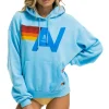 Hoodies | Hoodies | Aviator Nation LOGO PULLOVER RELAXED HOODIE - SKY