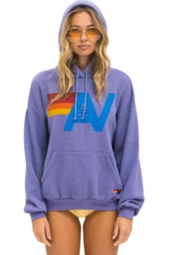 Hoodies | Hoodies | Aviator Nation LOGO PULLOVER RELAXED HOODIE - LAVENDER