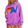 Hoodies | Hoodies | Aviator Nation LOGO PULLOVER RELAXED HOODIE - NEON PURPLE NEONPURPLE
