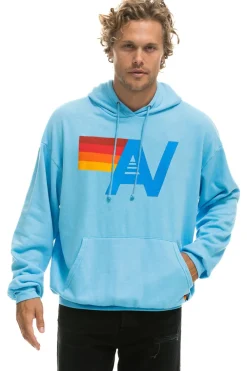 Hoodies | Hoodies | Aviator Nation LOGO PULLOVER RELAXED HOODIE - SKY