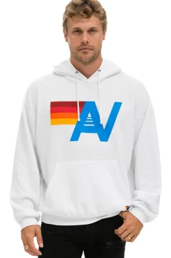 Hoodies | Hoodies | Aviator Nation LOGO PULLOVER RELAXED HOODIE - WHITE
