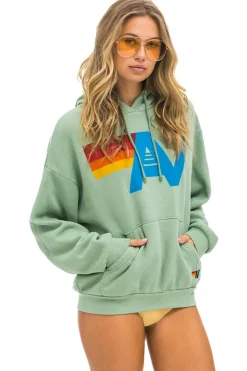 Hoodies | Hoodies | Aviator Nation LOGO PULLOVER RELAXED HOODIE - SAGE