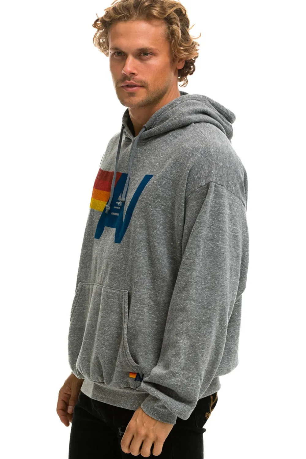 Hoodies | Hoodies | Aviator Nation LOGO PULLOVER RELAXED HOODIE - HEATHER GREY HEATHERGREY