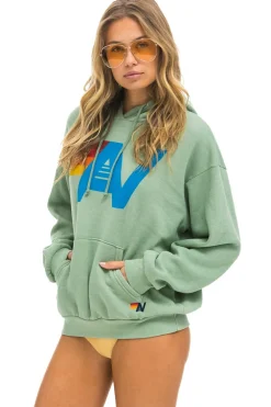 Hoodies | Hoodies | Aviator Nation LOGO PULLOVER RELAXED HOODIE - SAGE