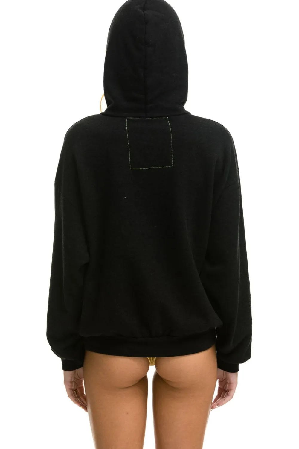 Hoodies | Hoodies | Aviator Nation LOGO PULLOVER RELAXED HOODIE - BLACK