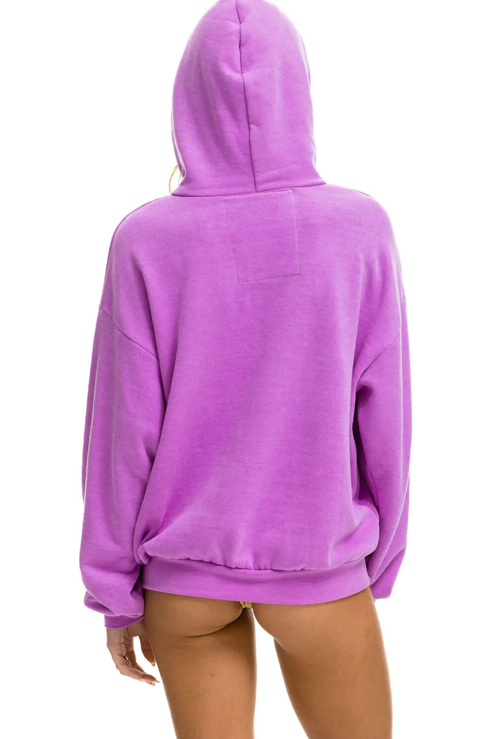Hoodies | Hoodies | Aviator Nation LOGO PULLOVER RELAXED HOODIE - NEON PURPLE NEONPURPLE
