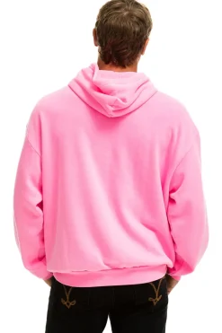 Hoodies | Hoodies | Aviator Nation LOGO PULLOVER RELAXED HOODIE - NEON PINK NEONPINK