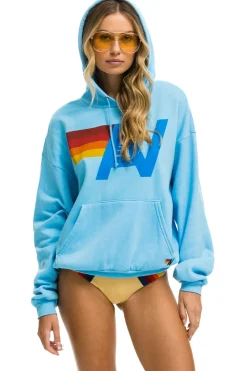 Hoodies | Hoodies | Aviator Nation LOGO PULLOVER RELAXED HOODIE - SKY