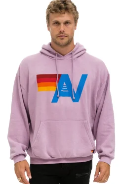 Hoodies | Hoodies | Aviator Nation LOGO PULLOVER RELAXED HOODIE - MAUVE
