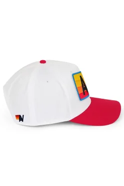 Trucker Hats | Trucker Hats | Aviator Nation LOGO RAINBOW - VINTAGE LOW RISE TWILL HAT VINTAGELOWRISETWILLHAT