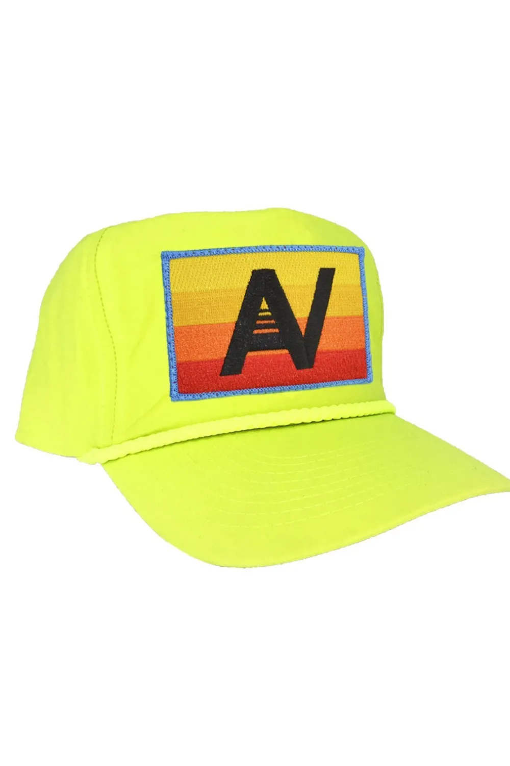 Trucker Hats | Trucker Hats | Aviator Nation LOGO RAINBOW - VINTAGE NYLON TRUCKER HAT VINTAGENYLONTRUCKERHAT