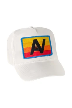 Trucker Hats | Trucker Hats | Aviator Nation LOGO RAINBOW - VINTAGE NYLON TRUCKER HAT VINTAGENYLONTRUCKERHAT