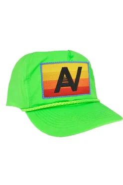 Trucker Hats | Trucker Hats | Aviator Nation LOGO RAINBOW - VINTAGE NYLON TRUCKER HAT VINTAGENYLONTRUCKERHAT