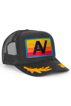 Trucker Hats | Trucker Hats | Aviator Nation LOGO RAINBOW VINTAGE TRUCKER HAT theperfectpairing!Allofourproductsgothroughanintensebreaking-downprocessthatgivesthemavintagefeelyou'lllovebecauseit'sbrokeninfromdayoneofwearingit.Allofourhatsareadjustable!