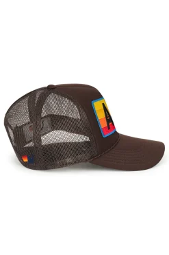 Trucker Hats | Trucker Hats | Aviator Nation LOGO RAINBOW VINTAGE TRUCKER HAT theperfectpairing!Allofourproductsgothroughanintensebreaking-downprocessthatgivesthemavintagefeelyou'lllovebecauseit'sbrokeninfromdayoneofwearingit.Allofourhatsareadjustable!