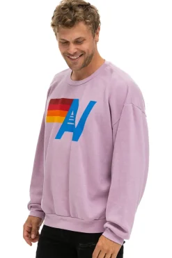 Sweatshirts | Sweatshirts | Aviator Nation LOGO RELAXED CREW SWEATSHIRT - MAUVE