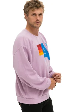 Sweatshirts | Sweatshirts | Aviator Nation LOGO RELAXED CREW SWEATSHIRT - MAUVE