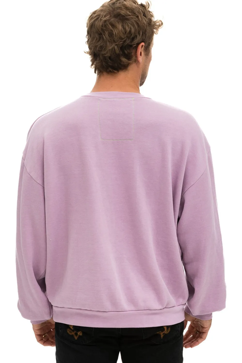 Sweatshirts | Sweatshirts | Aviator Nation LOGO RELAXED CREW SWEATSHIRT - MAUVE