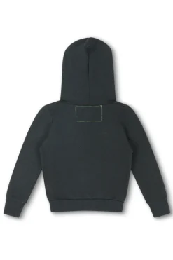 Kid's Hoodies | Aviator Nation LOGO STITCH KIDS PULLOVER HOODIE - CHARCOAL