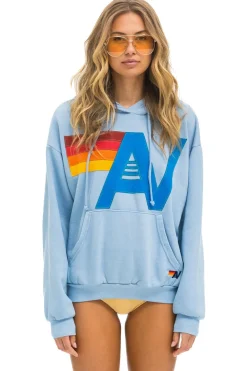 Hoodies | Hoodies | Aviator Nation LOGO STITCH PULLOVER RELAXED HOODIE - ICE