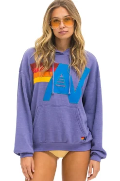Hoodies | Hoodies | Aviator Nation LOGO STITCH PULLOVER RELAXED HOODIE - LAVENDER