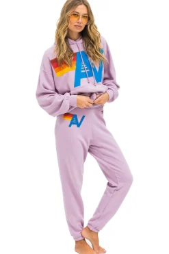 Hoodies | Hoodies | Aviator Nation LOGO STITCH PULLOVER RELAXED HOODIE - MAUVE