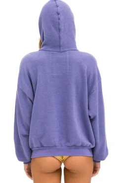 Hoodies | Hoodies | Aviator Nation LOGO STITCH PULLOVER RELAXED HOODIE - LAVENDER