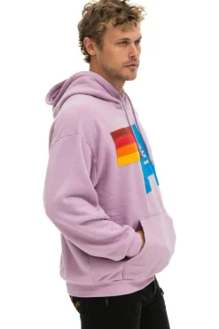 Hoodies | Hoodies | Aviator Nation LOGO STITCH PULLOVER RELAXED HOODIE - MAUVE