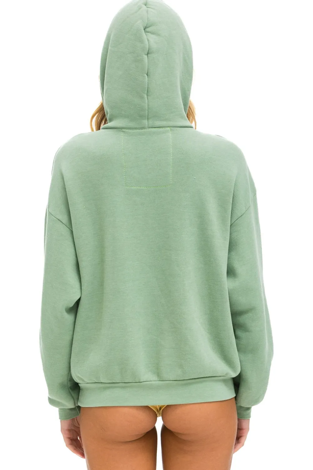 Hoodies | Hoodies | Aviator Nation LOGO STITCH PULLOVER RELAXED HOODIE - SAGE