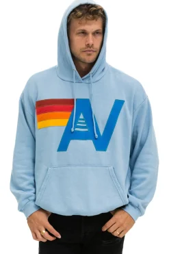 Hoodies | Hoodies | Aviator Nation LOGO STITCH PULLOVER RELAXED HOODIE - ICE