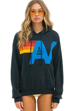 Hoodies | Hoodies | Aviator Nation LOGO STITCH PULLOVER RELAXED HOODIE - CHARCOAL