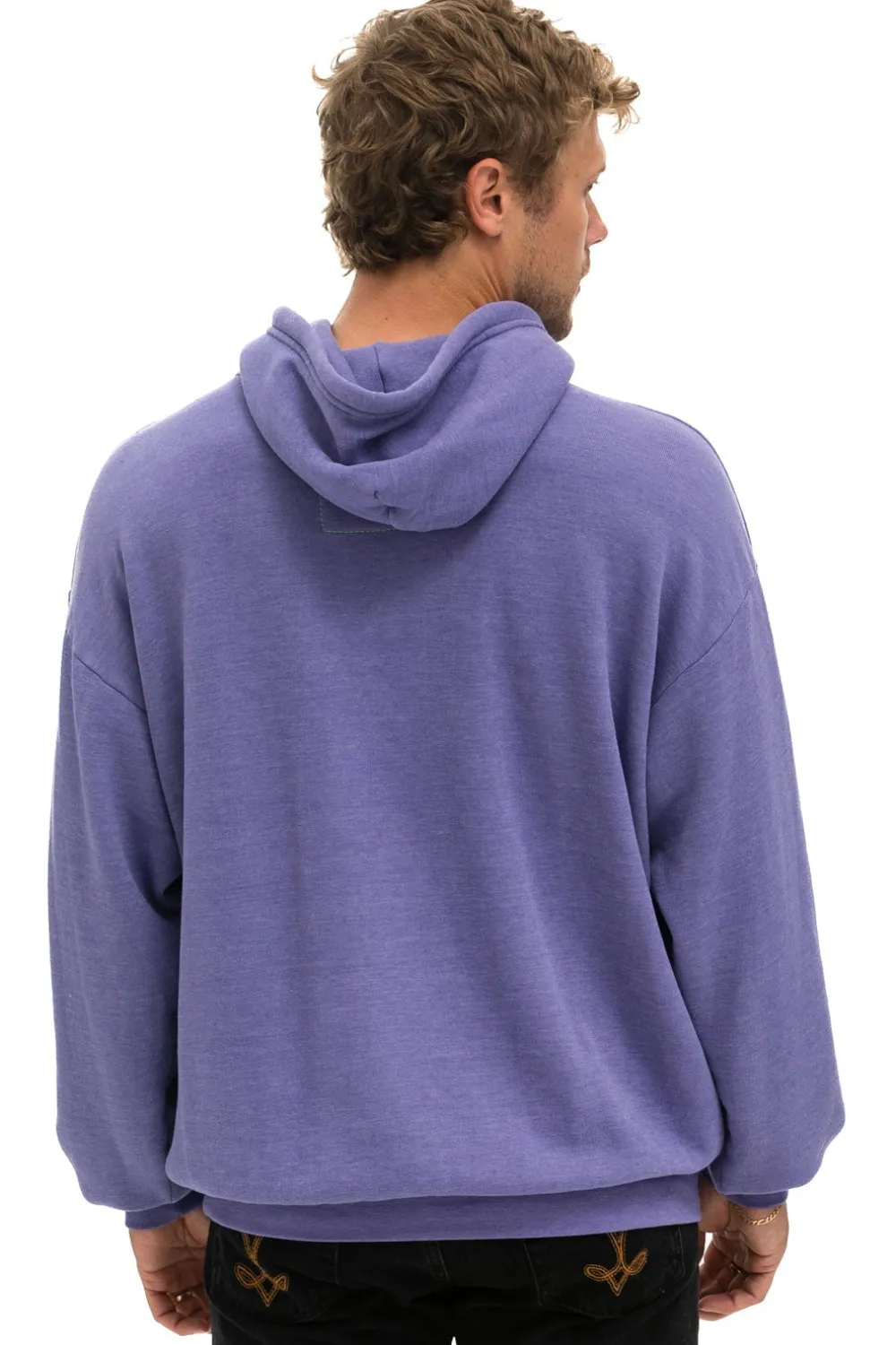 Hoodies | Hoodies | Aviator Nation LOGO STITCH PULLOVER RELAXED HOODIE - LAVENDER