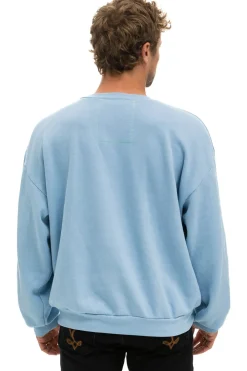 Sweatshirts | Sweatshirts | Aviator Nation LOGO STITCH RELAXED CREW SWEATSHIRT - ICE