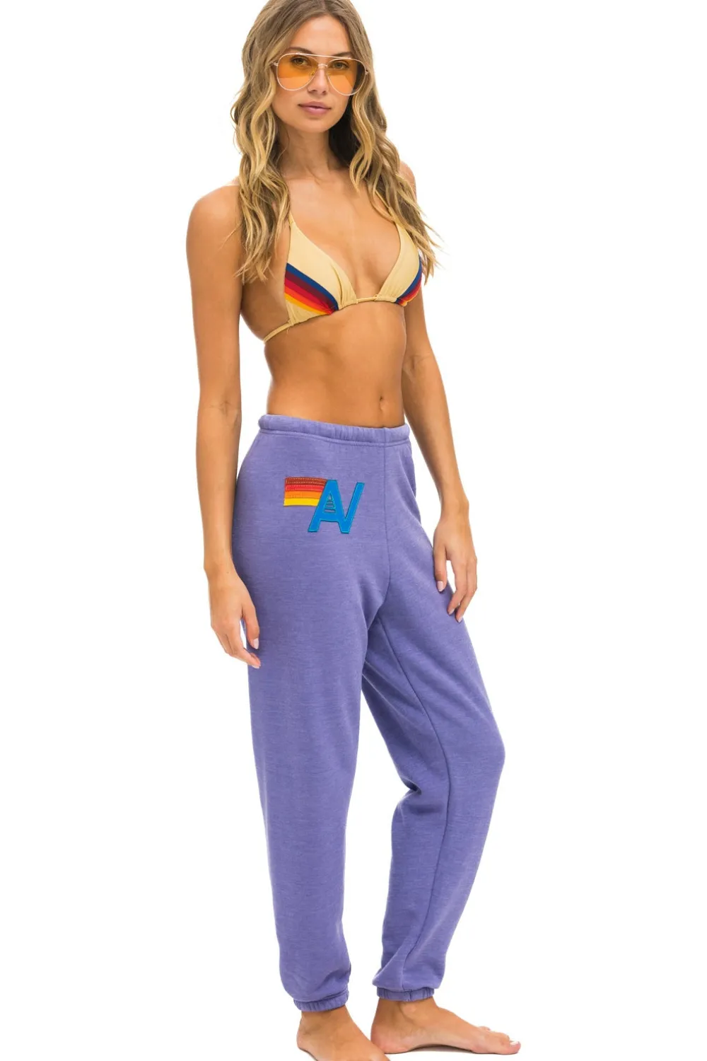 Sweatpants | Aviator Nation LOGO STITCH SWEATPANTS - LAVENDER