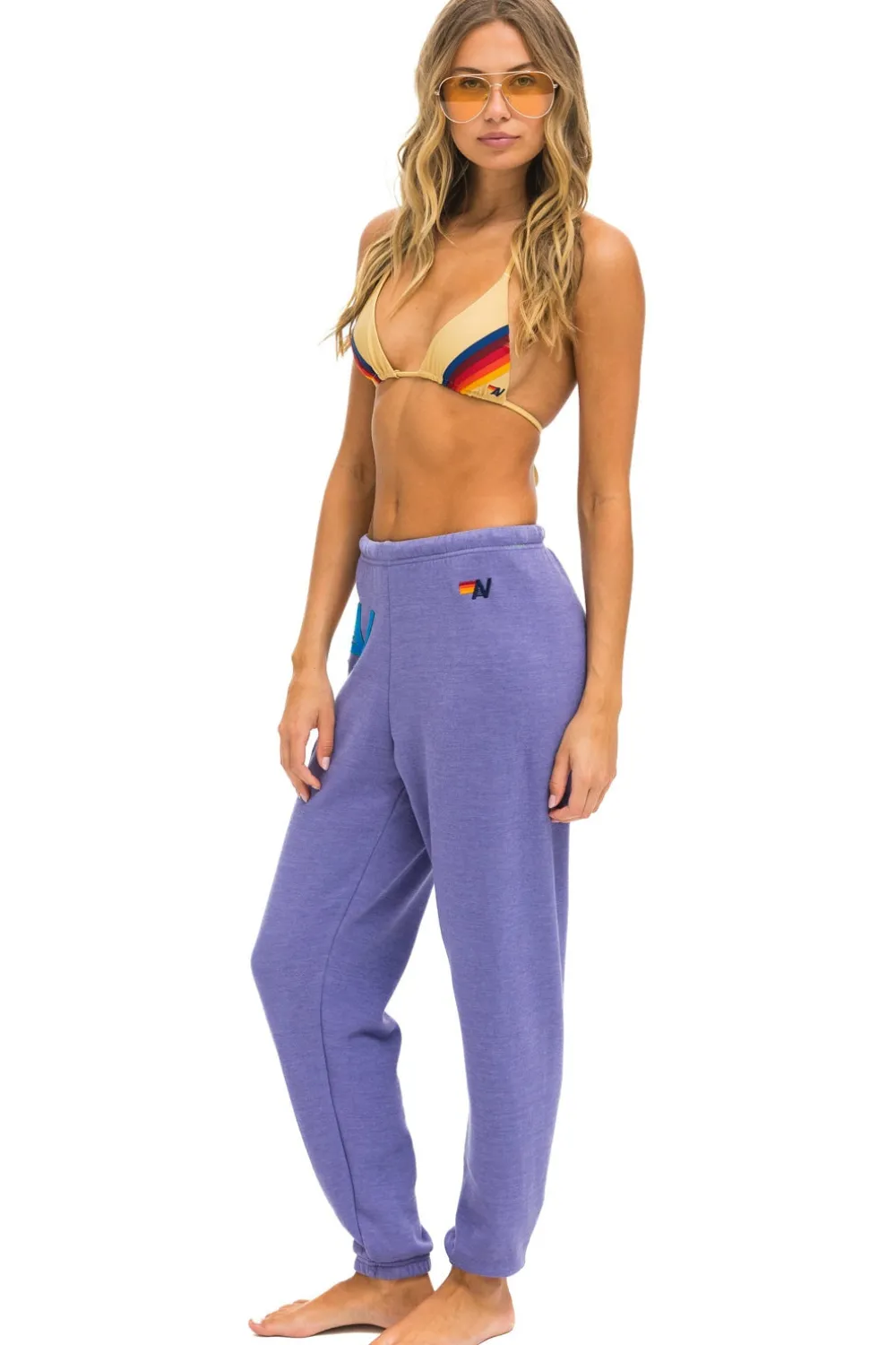 Sweatpants | Aviator Nation LOGO STITCH SWEATPANTS - LAVENDER