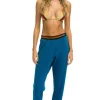 Sweatpants | Aviator Nation LOGO STRIPE SWEATPANTS - CARIBBEAN