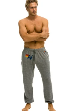 Sweatpants | Aviator Nation LOGO SWEATPANTS - HEATHER GREY HEATHERGREY