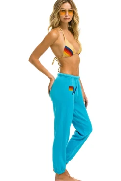 Sweatpants | Aviator Nation LOGO SWEATPANTS - NEON BLUE NEONBLUE