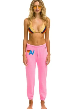 Sweatpants | Aviator Nation LOGO SWEATPANTS - NEON PINK NEONPINK
